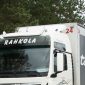 Kuvassa Lisävaloteline katolle MAN TGX 2014-