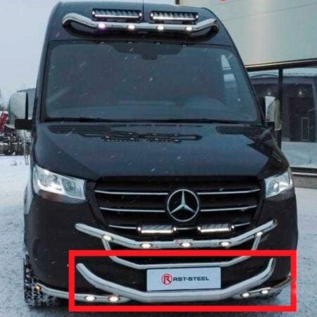 Lisäputki valotelineen alle MB Sprinter 2018-