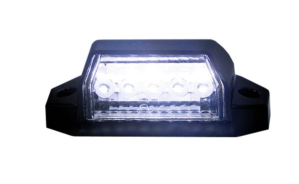 Kuvassa Strands IZE LED-rekisterikilpivalo 12-24V