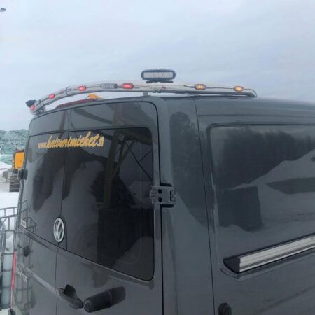 Työvaloteline katolle