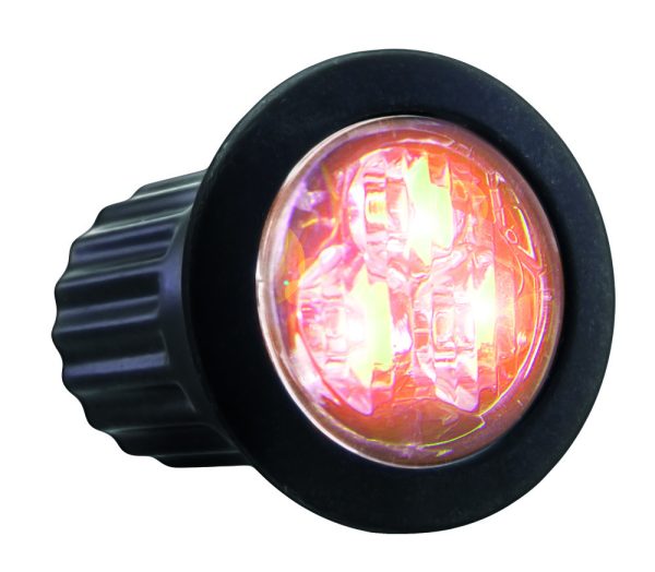 Kuvassa Strands LED-Tasovilkku Pyöreä 3xLED, Keltainen