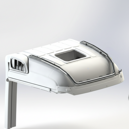 Lisävaloteline katolle sivujatkoilla V07 MB Actros, StreamSpace 2,3m