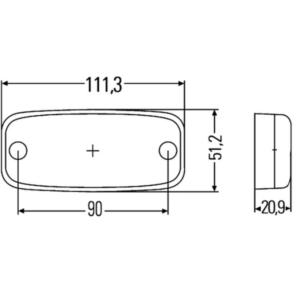 Hella LED Sivuvalo 24V - Image 2