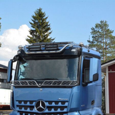 Lisävaloteline katolle sivujatkoilla V23 MB Actros/Arocs ClassicSpace 2,3m L