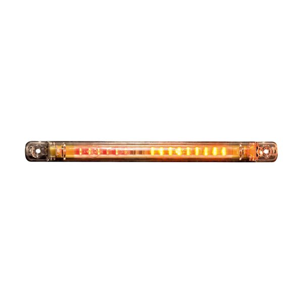 Kuvassa Strands Fiberoptic LED-Takavalo, 12-24V