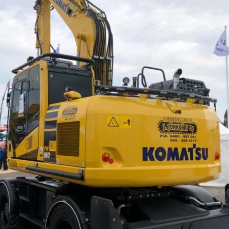 Valoteline taakse / peräpuntin päälle Komatsu PW160-11