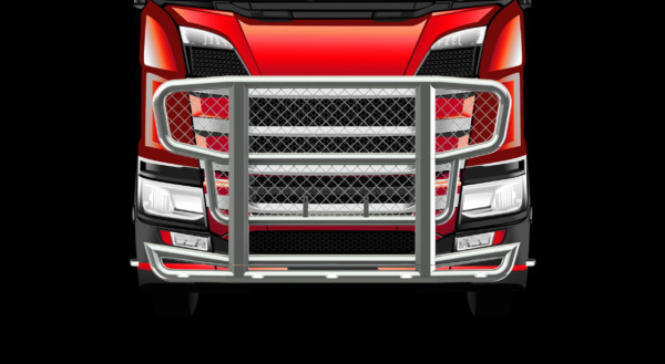 Kuvassa Karjapuskuri Freeway Scania NextGen 2017-