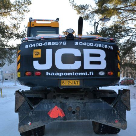 Valoteline taakse/peräpuntin päälle JCB JS145W+