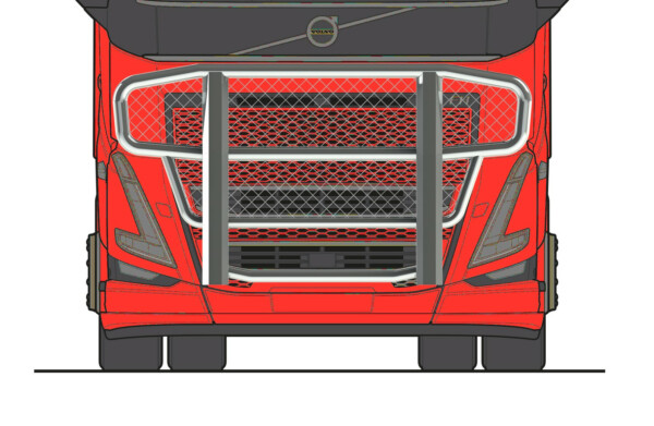 Kuvassa Karjapuskuri Dakar Volvo FH4