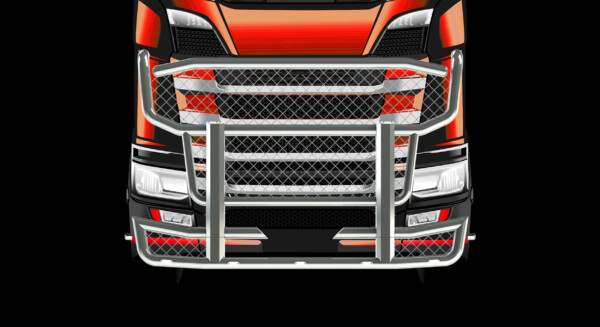 Kuvassa Karjapuskuri Freeway Scania NextGen R 2017-