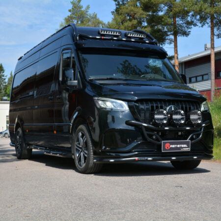Lisävaloteline katolle jatkoilla MB Sprinter A3