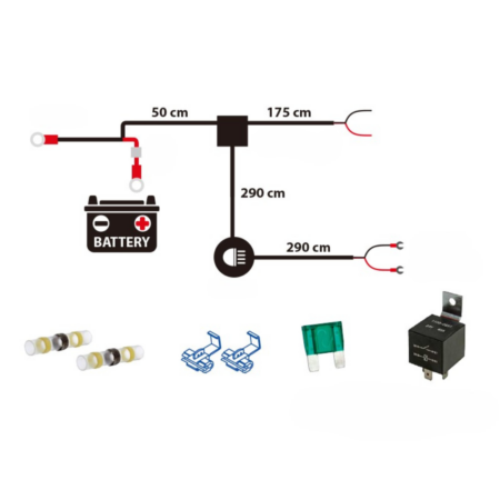 Optibeam Relejohtosarja, 12/24V