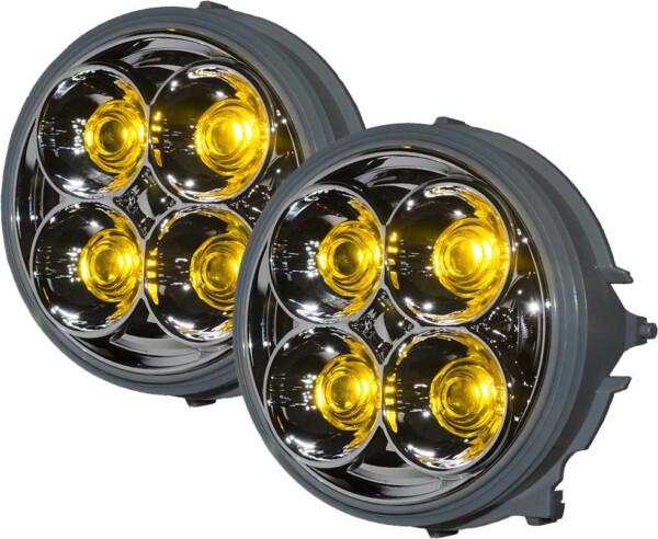Kuvassa Ledson LED-Päiväajovalot DRL Scania R- / 4-sarja