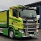 Kuvassa Lisä- /Työvaloteline katolle Scania NG 2017- Matala