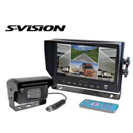 Peruutuskamerajärjestelmä S-Vision 7" suojavisiirillä
