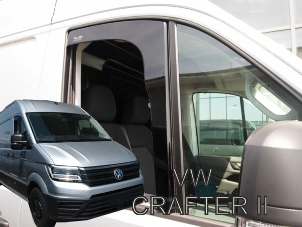 Kuvassa Ikkunavetosuojat VW Crafter 2017-