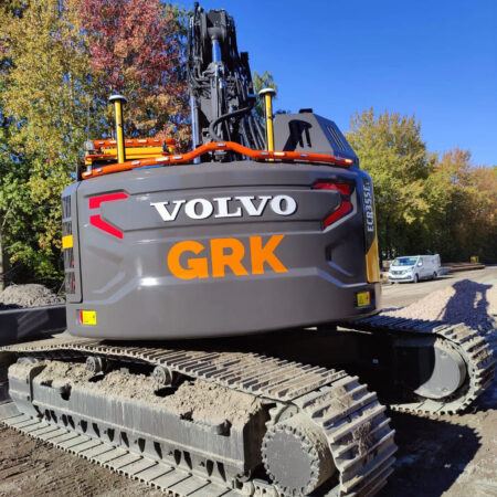Valoteline taakse/peräpuntin päälle Ø60mm Volvo ECR355EL 2018-