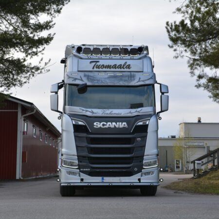 Aurinkolippa Scania NG 2017- (curved edge)