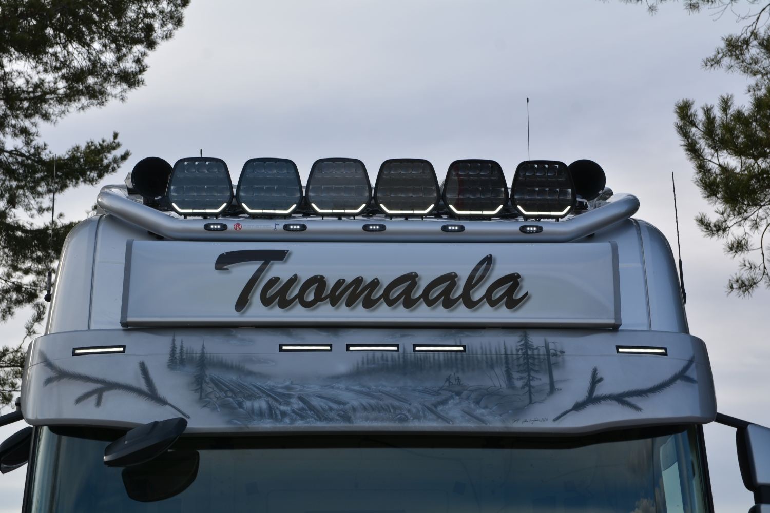 Aurinkolippa Scania NG 2017- (curved edge) - Image 3