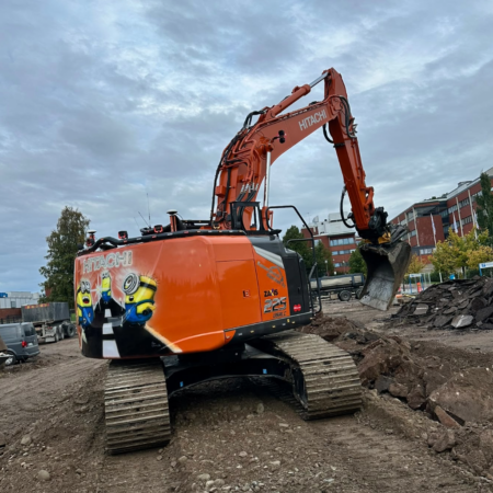 Valoteline taakse Hitachi ZX225USRLC-7 (Ø76mm)