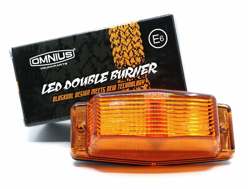 Kuvassa Omnius Double Burner LED-Äärivalot