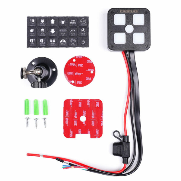 Kytkinpaneeli Purelux Mini Dashboard Controller, 10-30V - Image 2
