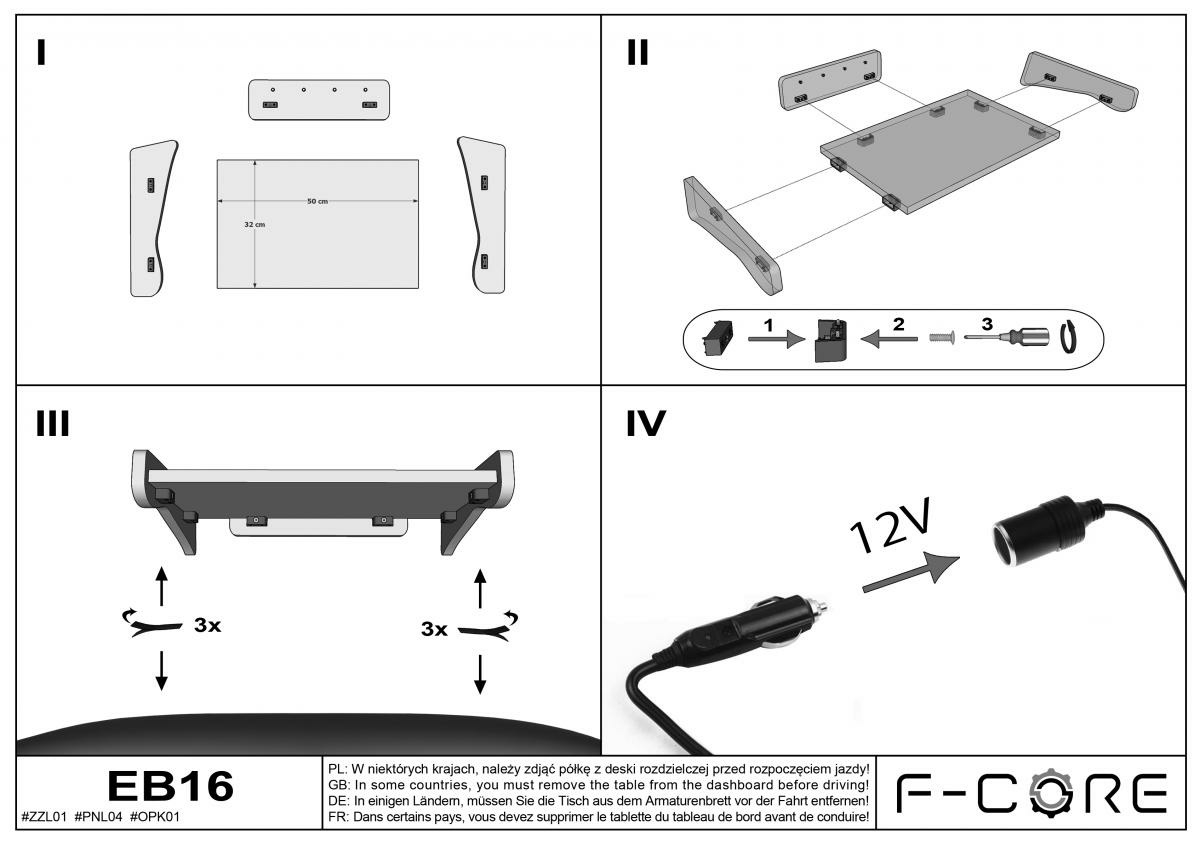 Keskipöytä LED-valoilla - Elegance, MB Sprinter III 2018- - Image 4