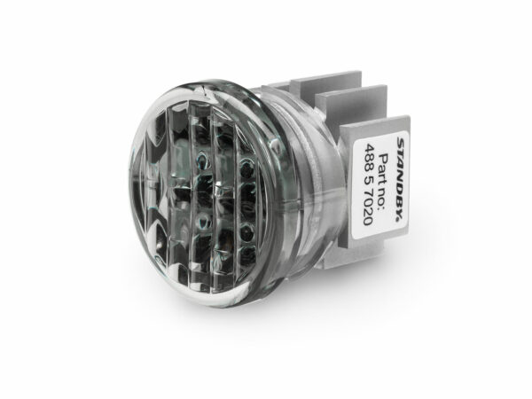 Standby L88 Twin LED-Varoitusvalo Tummennettu linssi