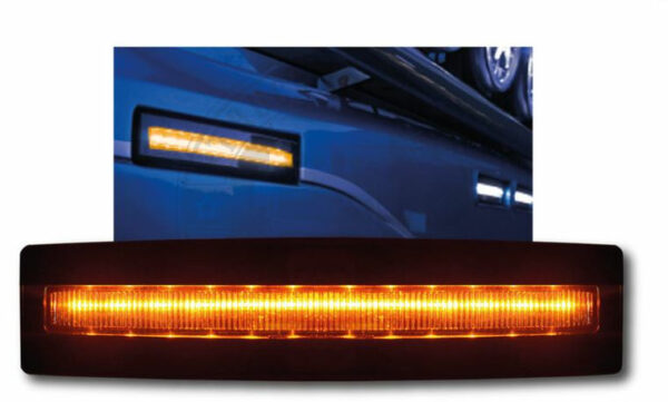 Ledson äärivalo aurinkolippaan Scania NextGen look, Keltainen