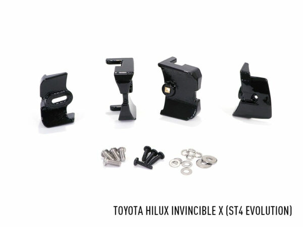 Lazer Grille Kit Toyota Hilux Invincible X 17-20, ST4 Evo valoilla - Image 4