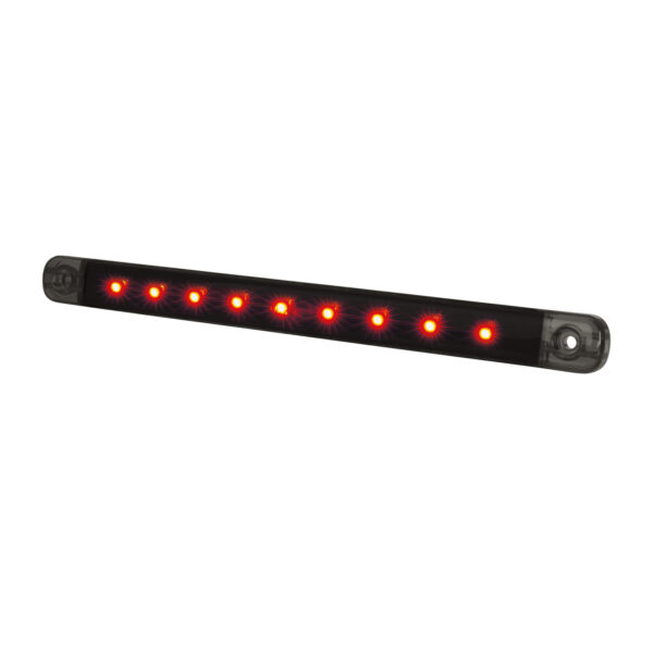 Led Äärivalo Dark Knight Slim Punainen 9led 3m Johto