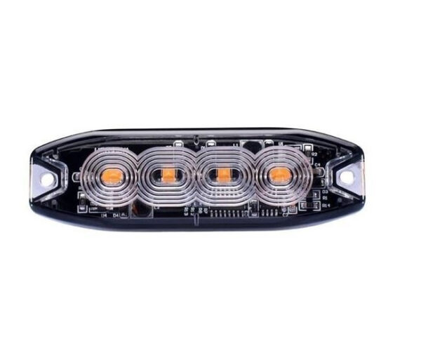 REVON LED-Tasovilkku Slim 4xLED, Keltainen
