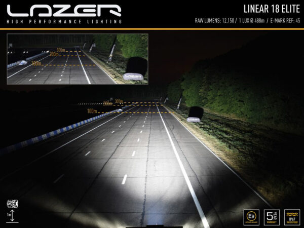 Lisävalopaketti puskuriin Volvo XC90 2018-, Lazer Linear 18 Elite - Image 4