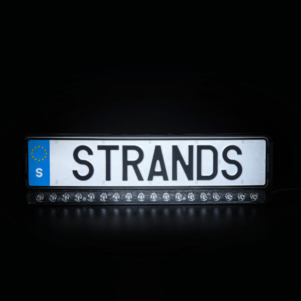 Strands Nuuk E-Line Rekisterikilpiteline Lisävalo