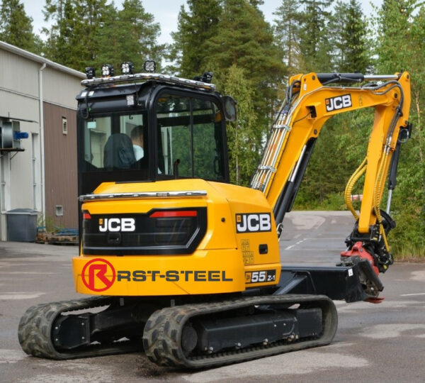 Lisävaloteline taakse / peräpuntin päälle JCB 55