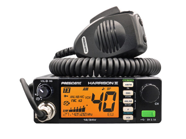 CB-Radiopuhelin President Harrison 2, (12/24V)
