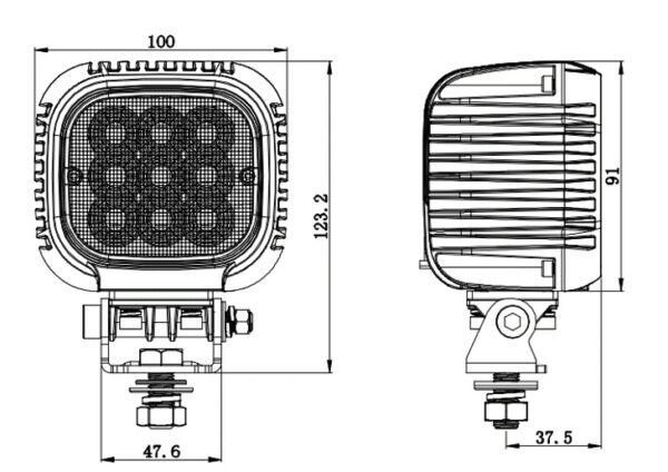 LED-Työvalo Revon RTV630 - 63W - Image 2