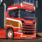 Fox Parts Aurinkolippa Scania NG - Suora 34cm