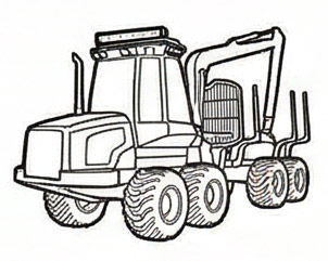 Valoraudat mets&auml;ty&ouml;koneisiin