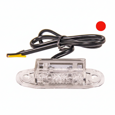 Boreman LED-Äärivalo vanhamalli, punainen