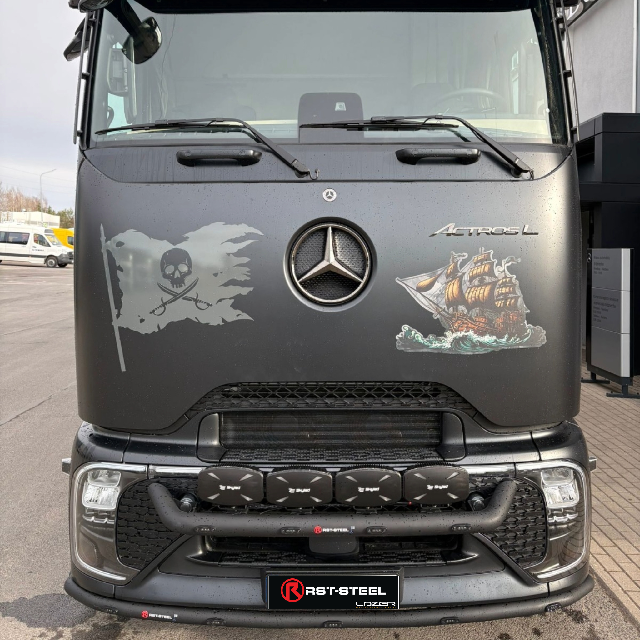 Lisävaloteline maskiin Minibar V16 MB Actros ProCab
