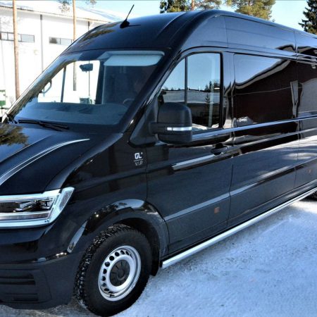 Kuvassa Kylkiputket Volkswagen Crafter 2017- (LWB)