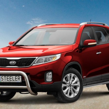 Kuvassa Lisävalotelineet Kia Sorento 2012-2015
