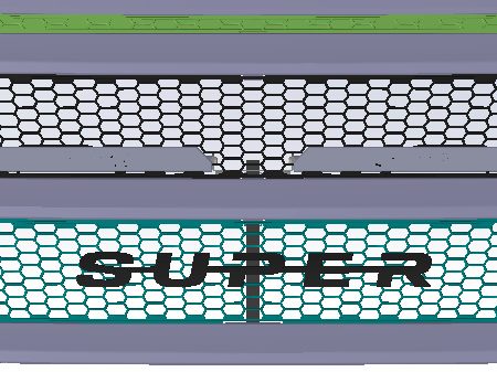 Kuvassa Lazer Linear 12 Elite valopaketti Scania 2017- maskiin