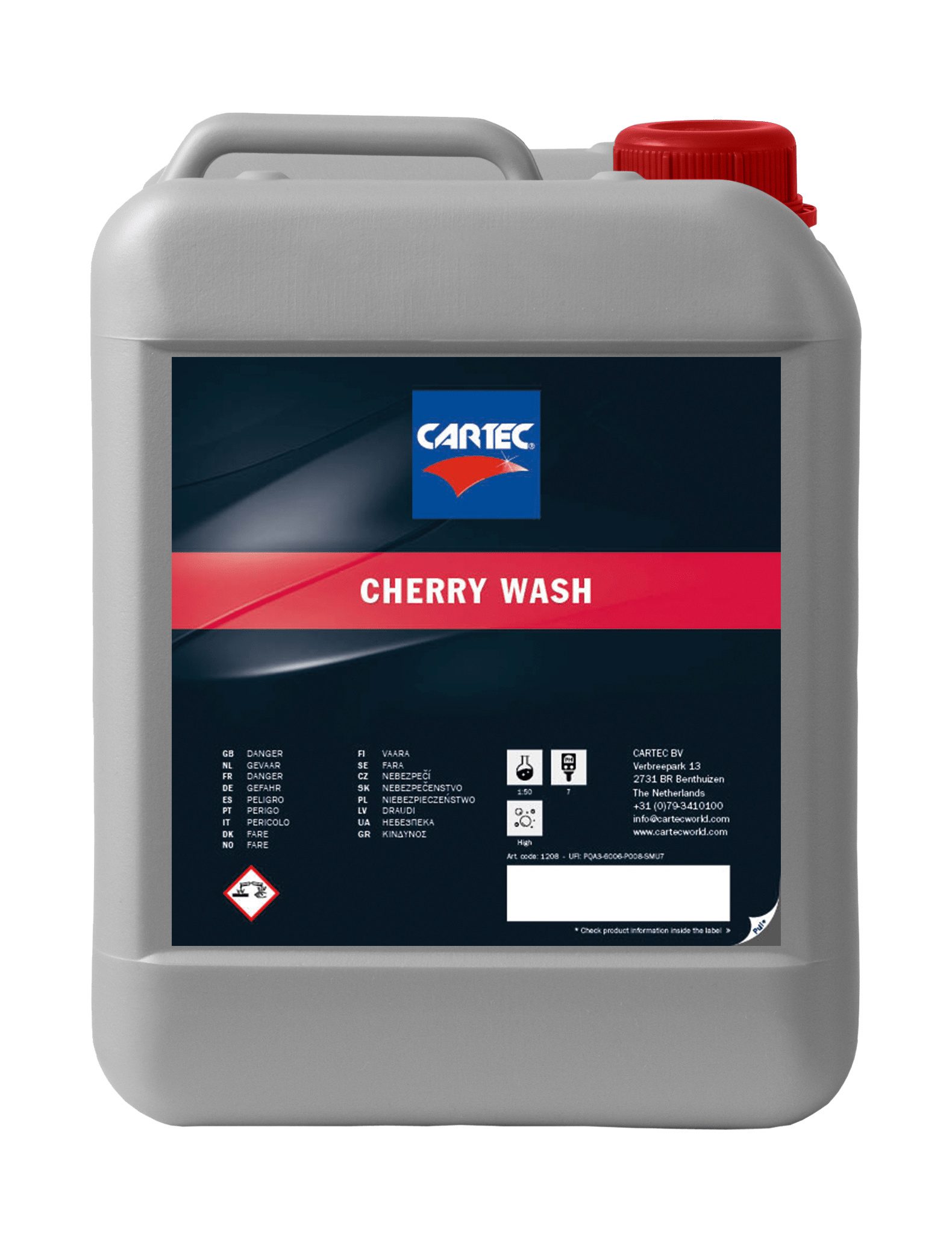 Cartec Cherry Wash vaahtoshampoo tuoksulla - Image 2
