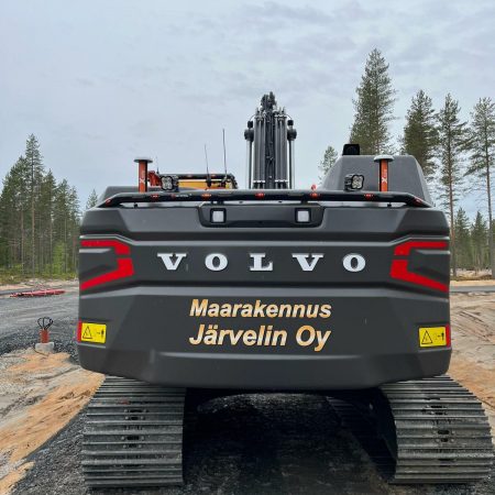 Kuvassa Valoteline taakse / peräpuntin päälle Volvo EC260F 2025-