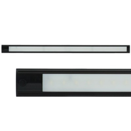 LED-Sisävalo musta 12V, ilman katkaisijaa