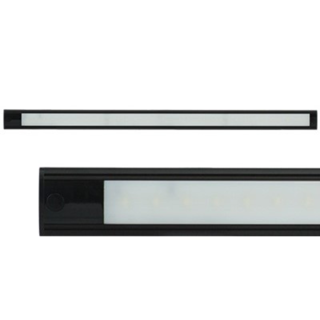LED-Sisävalo musta 12V, ilman katkaisijaa