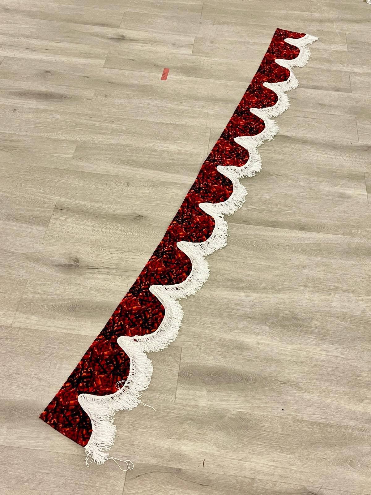 Danish Verhokappa hapsuilla 250x18cm