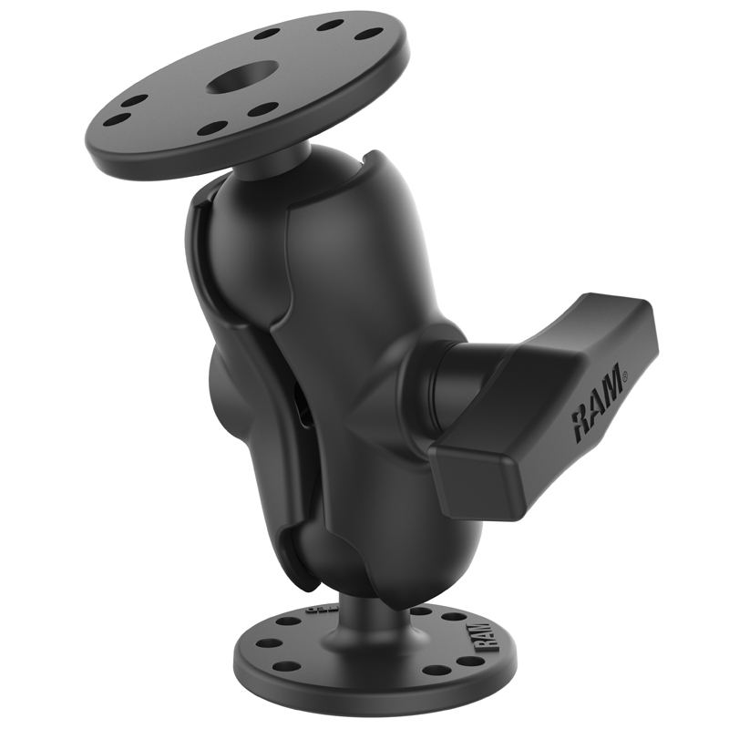 Ram Mounts Lyhyt Kiinnitysvarsisarja - Pyöreät pohjat 1,5" C-sarja